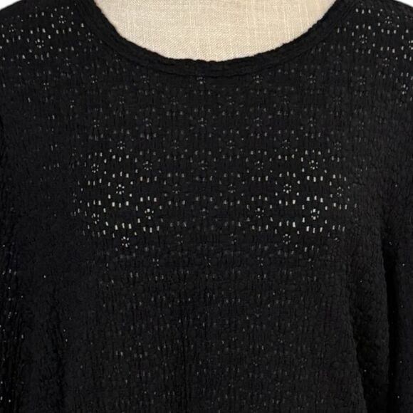 Old Navy Semi Sheer Black Top, Size 2X - Picture 3 of 4